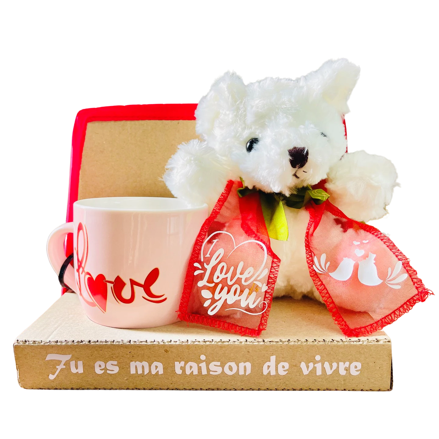 Lot mug et peluche